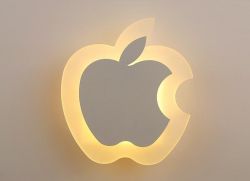Apple LED wall lamp