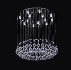 Round crystal ceiling lamp for living room