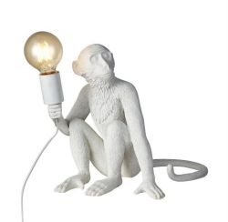 Monkey stand lamp