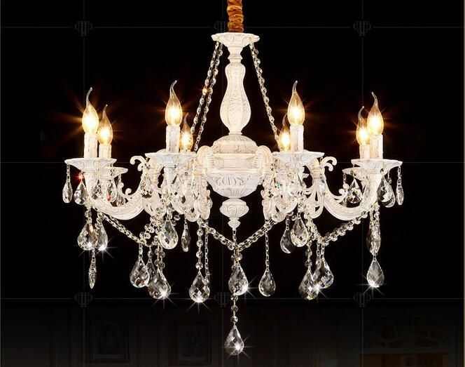 Zinc alloy crystal chandelier
