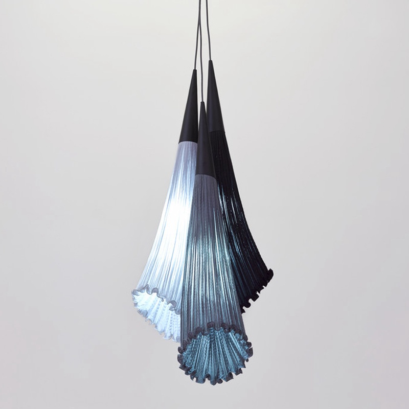 Craft pendant lights with fabric finish