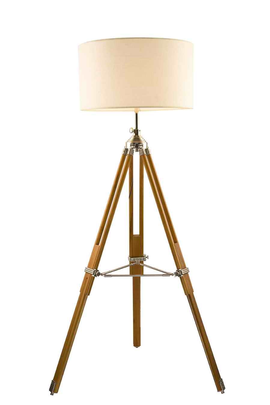 Tripod wood floor lamps for bedroom
