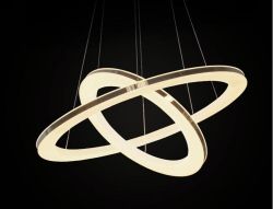LED two rings pendant lamp
