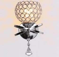 Crystal wall lamp