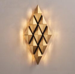 Triangle wall lamp