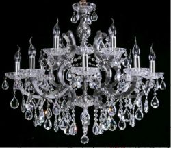 Clear K9 crystal chandelier